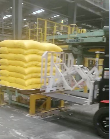 Heftruck Trek Push-hulpstuk Gebruik bij het hanteren van kunstmest